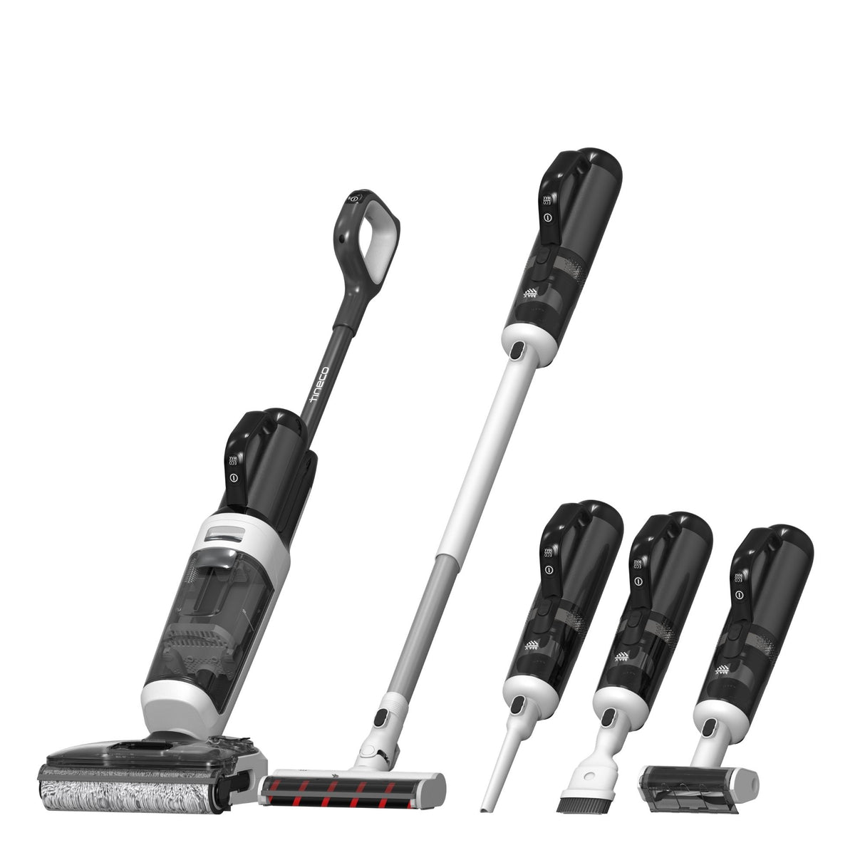 FLOOR ONE Switch S6 Power Kit - Smart 5-in-1 Wet Dry Cordless Vacuum Floor Washer & Stick Vacuum - Vacuum: 65min / Floor Washer: 40min
