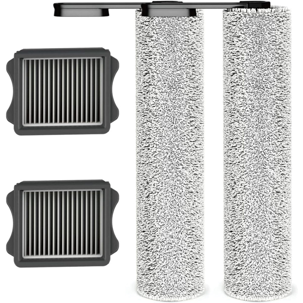 FLOOR ONE S5/iFLOOR 5 2x Replacement HEPA Filter Assembly, 2x Brush Roller