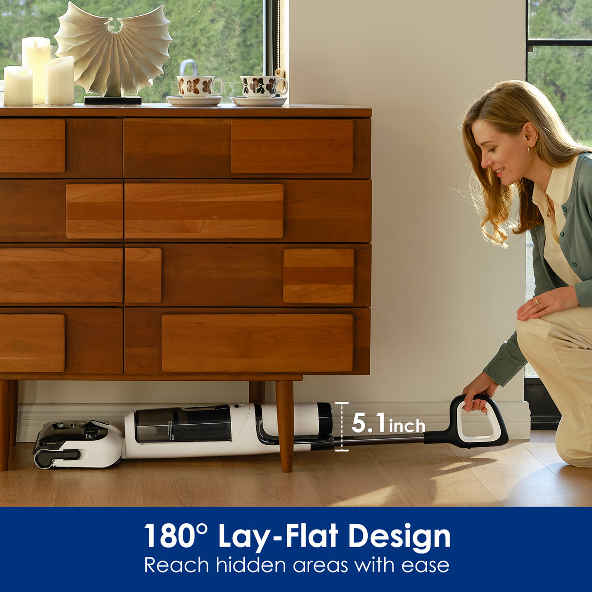 FLOOR ONE Stretch S6 - 35min, Smart 180° Lay Flat Wet Dry Cordless Vacuum Floor Washer & Mop Stick - UNBOXED DEAL