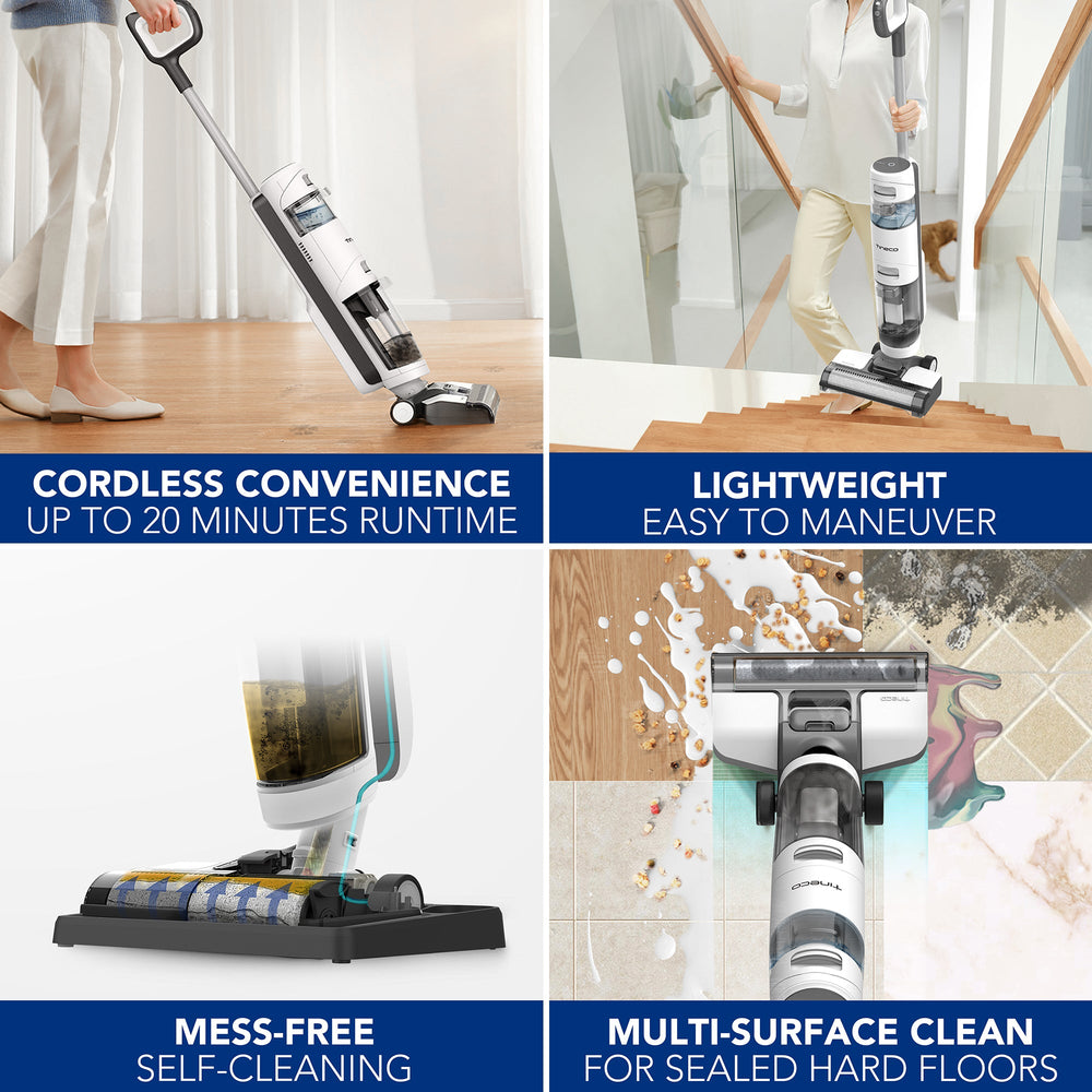 iFLOOR Breeze – 20min Wet Dry Vacuum Cordless Floor Washer Mop Stick - UNBOXED DEAL