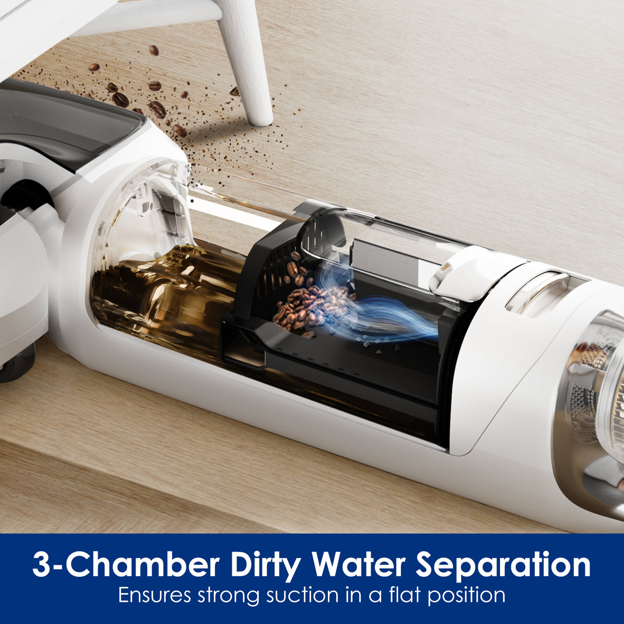 FLOOR ONE Stretch S6 - 35min, Smart 180° Lay Flat Wet Dry Cordless Vacuum Floor Washer & Mop Stick - UNBOXED DEAL