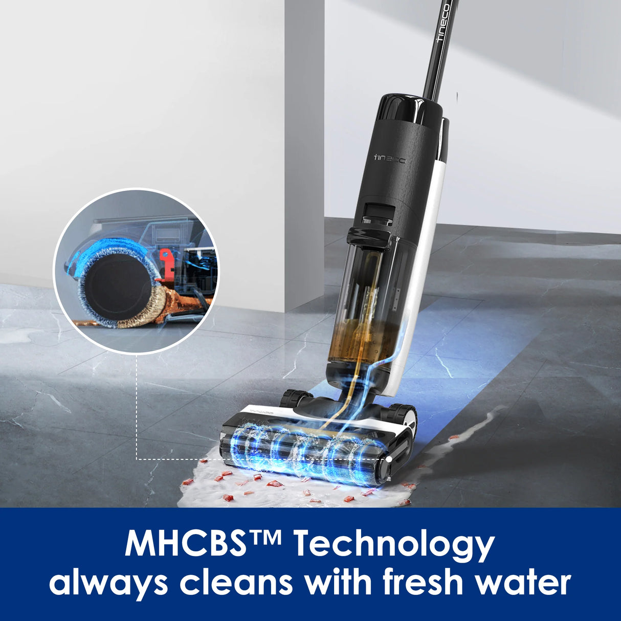 FLOOR ONE S7 PRO - 40min, Smart Wet Dry Cordless Vacuum Floor Washer & Mop Stick