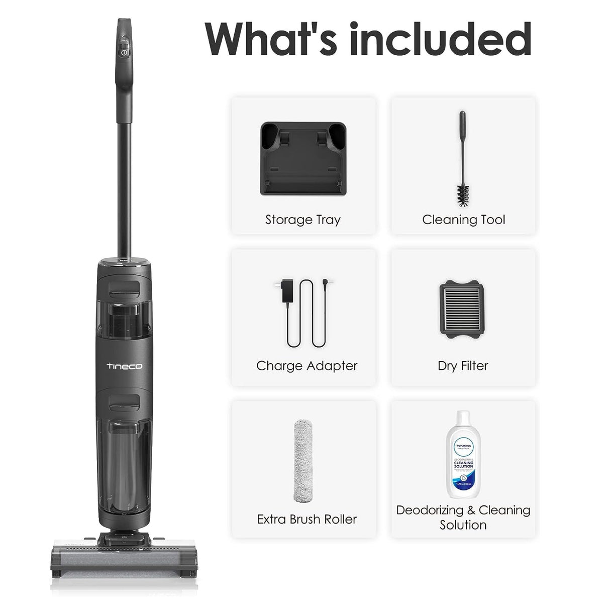 FLOOR ONE S3 Breeze - 30min, Smart Wet Dry Cordless Vacuum Floor Washer & Mop Stick - UNBOXED DEAL