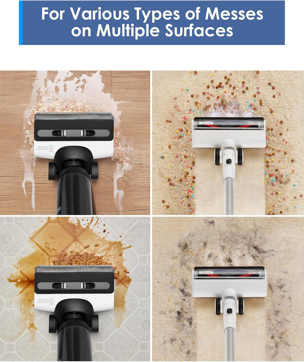 FLOOR ONE Switch S6 Stretch Plus - 65min, Smart 180° Lay Flat Wet Dry Cordless Vacuum Floor Washer & Mop Stick