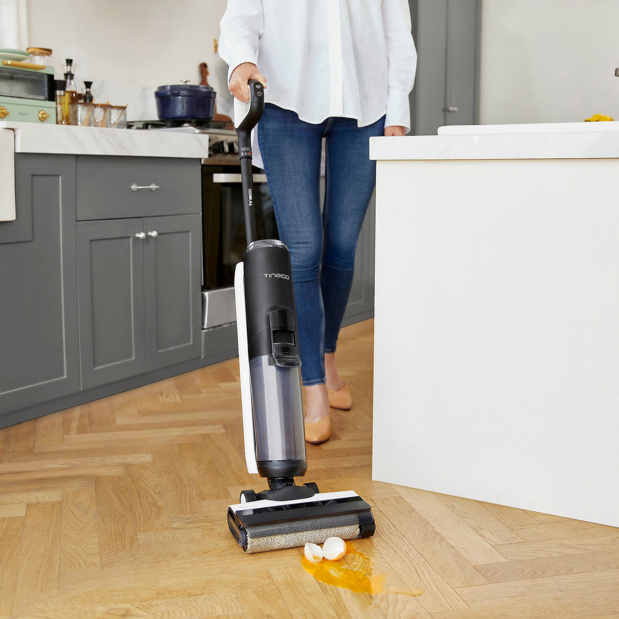 FLOOR ONE S5 – 35min, Smart Wet Dry Cordless Vacuum Floor Washer & Mop Stick - UNBOXED DEAL