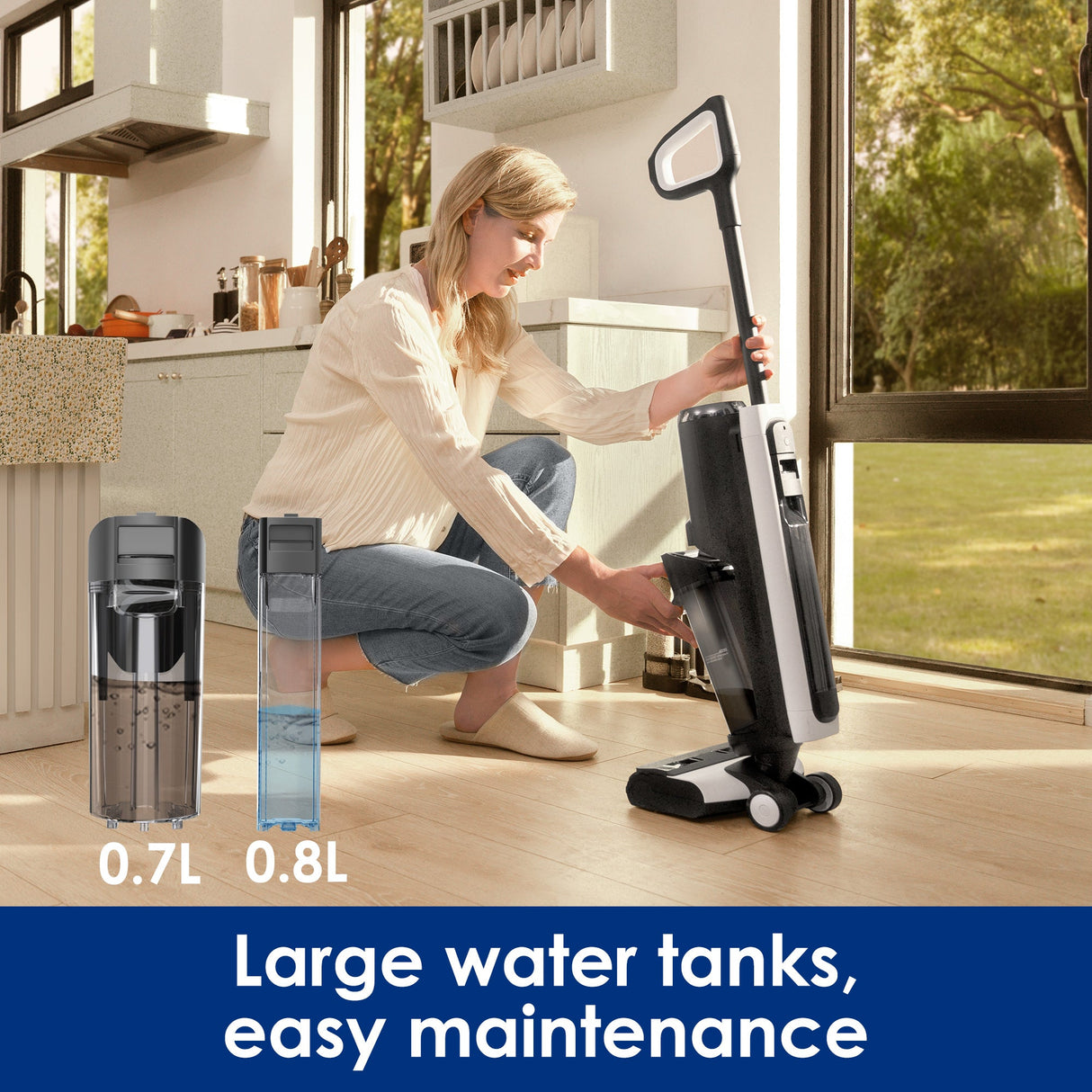 FLOOR ONE S5 – 35min, Smart Wet Dry Cordless Vacuum Floor Washer & Mop Stick - UNBOXED DEAL