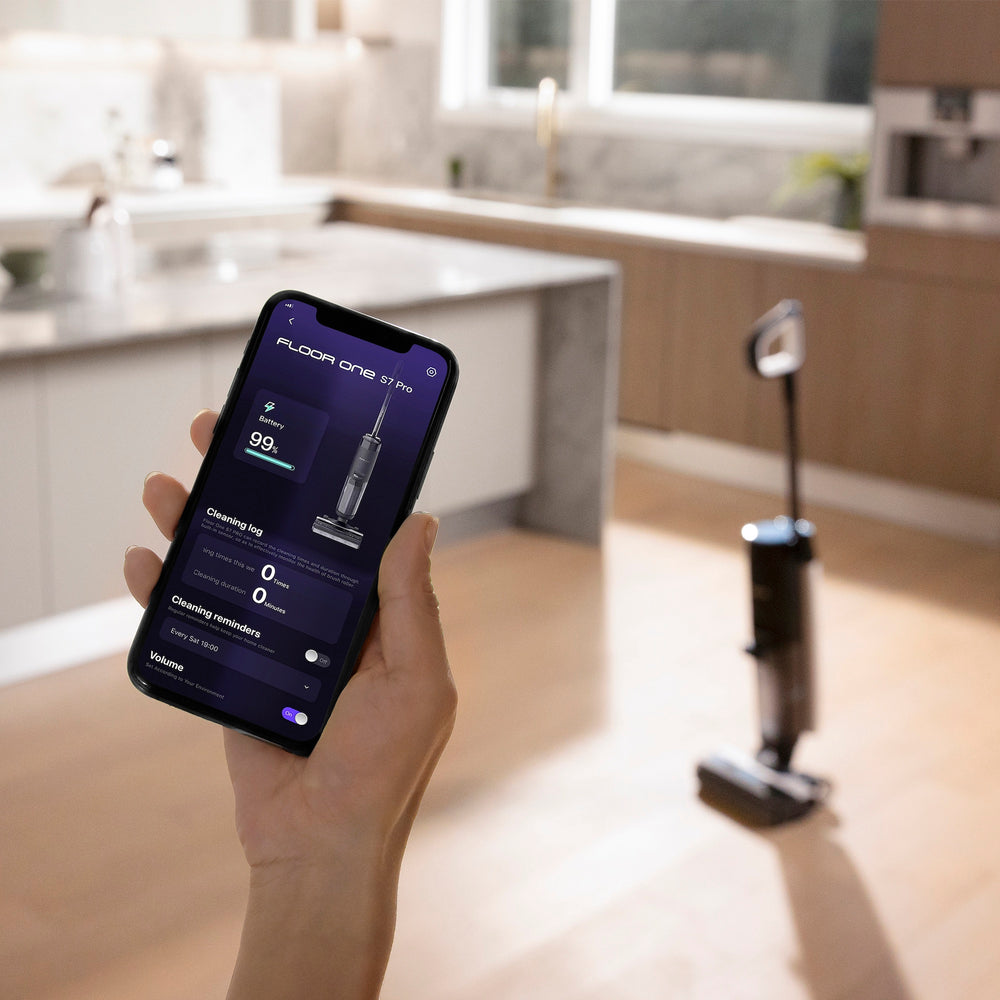 FLOOR ONE S7 PRO - 40min, Smart Wet Dry Cordless Vacuum Floor Washer & Mop Stick