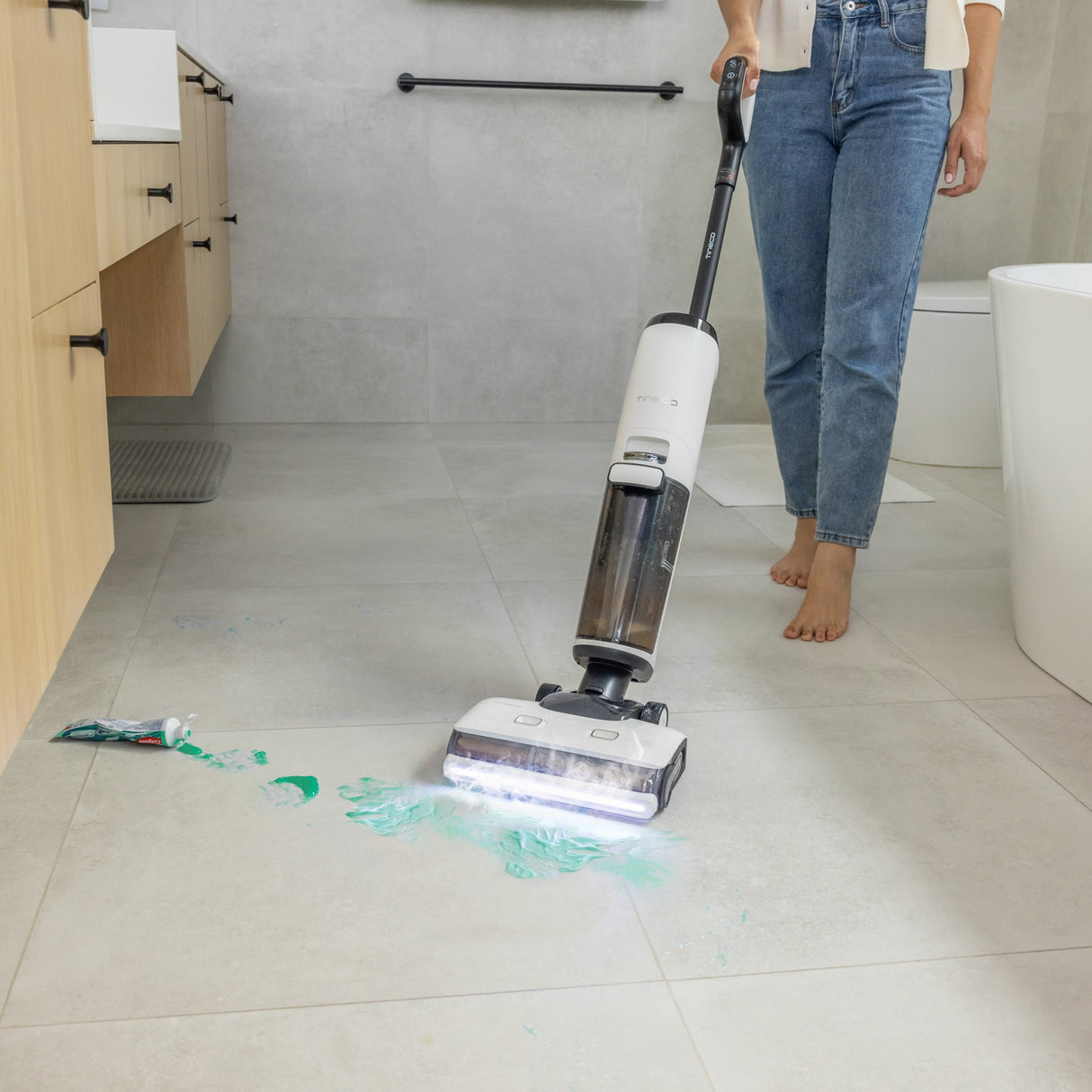 FLOOR ONE S7 Steam - 40min, Smart 140°C Wet Dry Cordless Vacuum Floor Washer & Mop Stick - UNBOXED DEAL