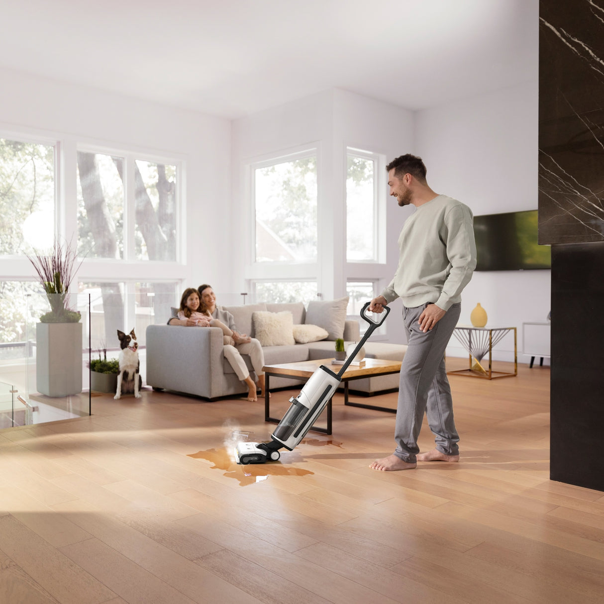FLOOR ONE S7 Steam - 40min, Smart 140°C Wet Dry Cordless Vacuum Floor Washer & Mop Stick - UNBOXED DEAL