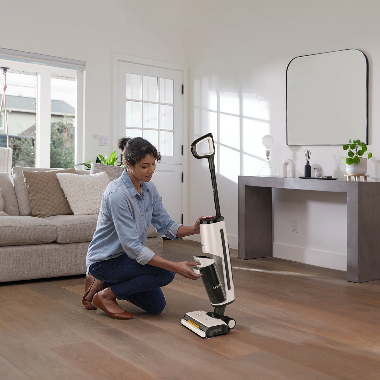 FLOOR ONE S7 Steam - 40min, Smart 140°C Wet Dry Cordless Vacuum Floor Washer & Mop Stick - UNBOXED DEAL