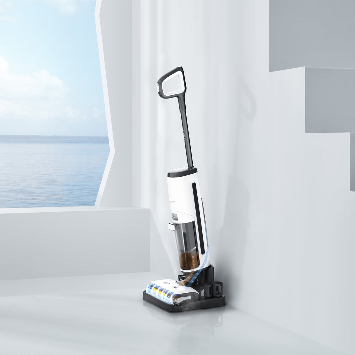 FLOOR ONE S7 Steam - 40min, Smart 140°C Wet Dry Cordless Vacuum Floor Washer & Mop Stick - UNBOXED DEAL