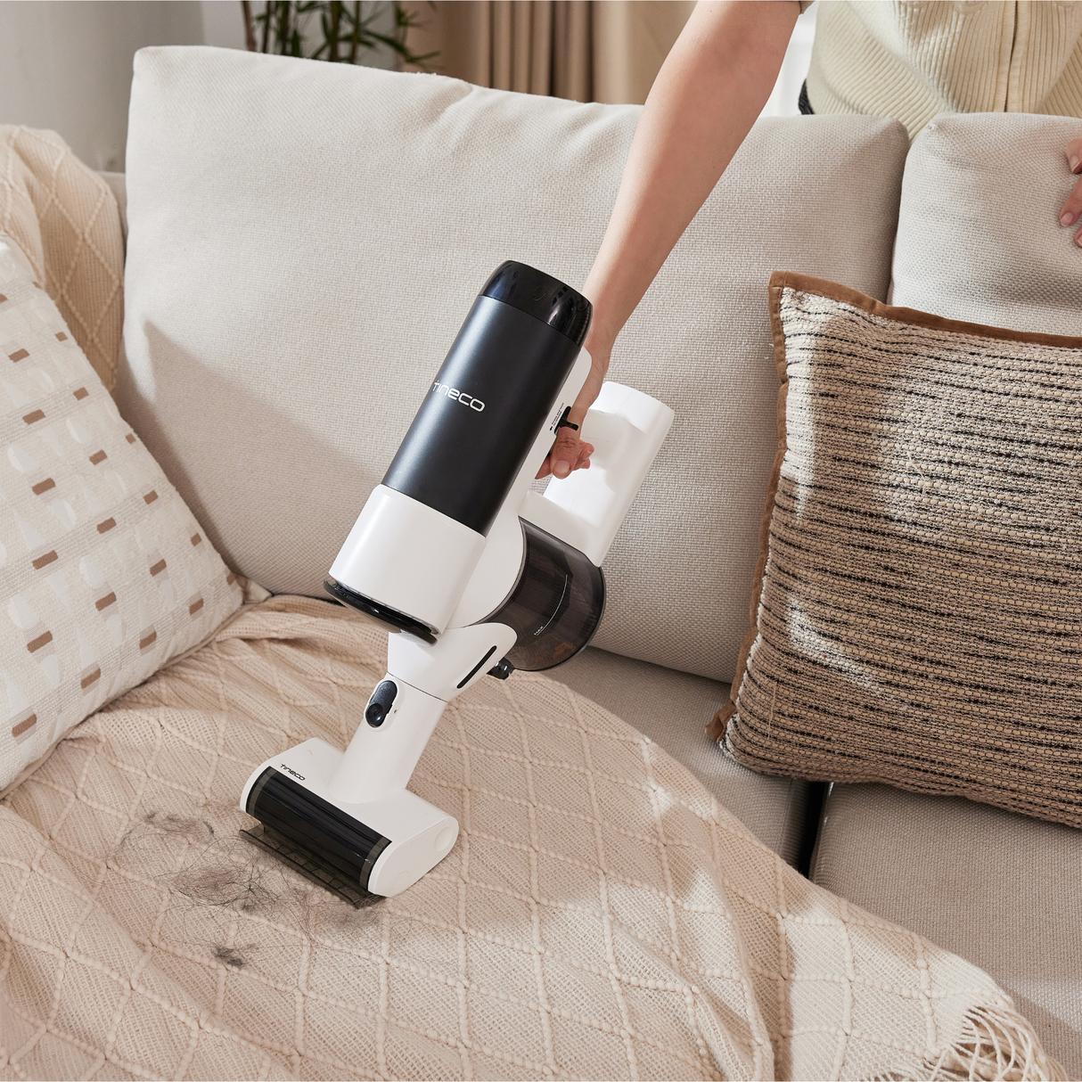 FLOOR ONE Switch S6 Stretch Plus - 65min, Smart 180° Lay Flat Wet Dry Cordless Vacuum Floor Washer & Mop Stick