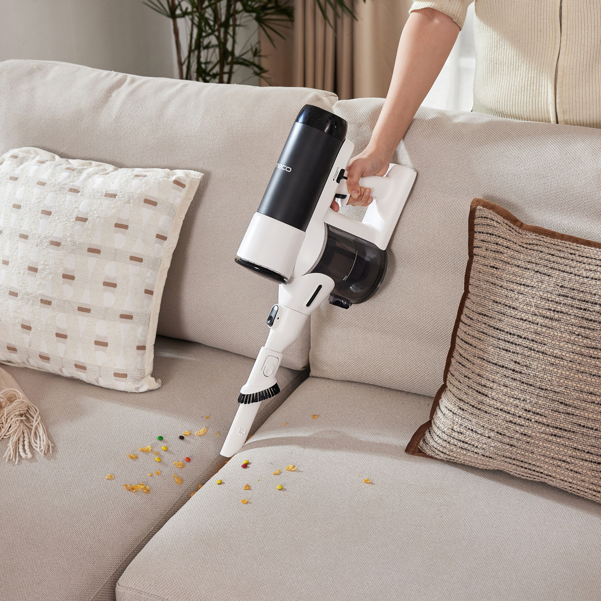 FLOOR ONE Switch S6 Stretch Plus - 65min, Smart 180° Lay Flat Wet Dry Cordless Vacuum Floor Washer & Mop Stick