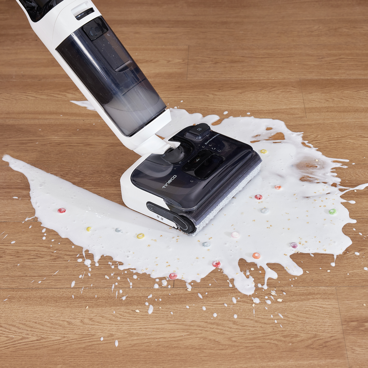 FLOOR ONE Switch S6 Stretch Plus - 65min, Smart 180° Lay Flat Wet Dry Cordless Vacuum Floor Washer & Mop Stick