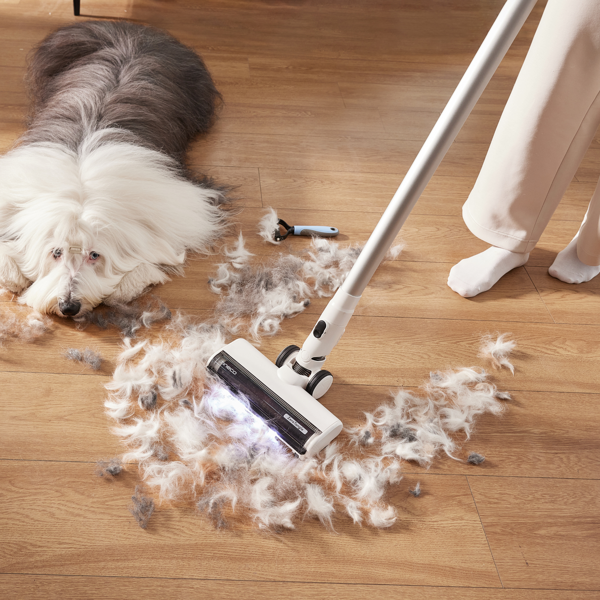 FLOOR ONE Switch S6 Stretch Plus - 65min, Smart 180° Lay Flat Wet Dry Cordless Vacuum Floor Washer & Mop Stick