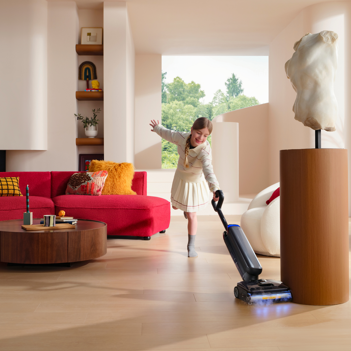 FLOOR ONE S9 Artist Steam - 75min, Smart 180° Lay Flat Wet Dry Cordless Vacuum Floor Washer & Mop Stick
