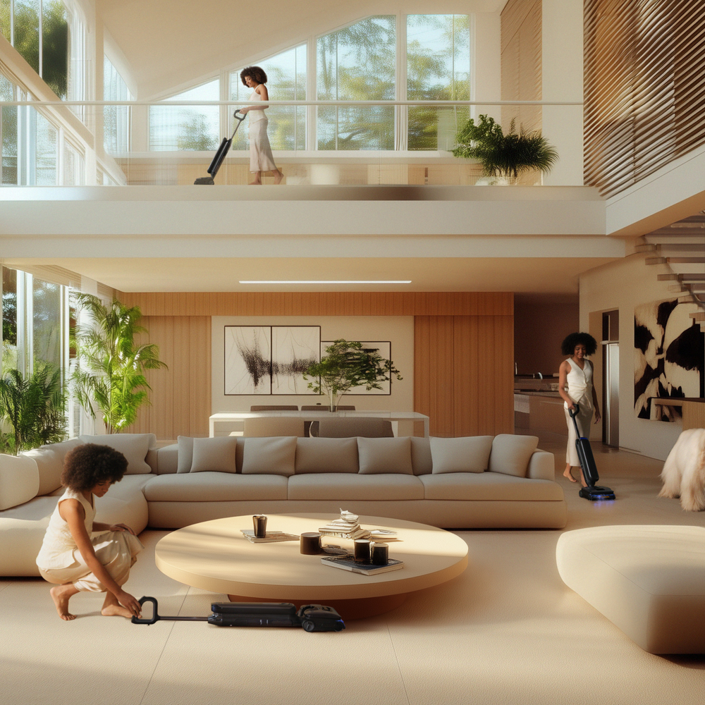 FLOOR ONE S9 Artist Steam - 75min, Smart 180° Lay Flat Wet Dry Cordless Vacuum Floor Washer & Mop Stick