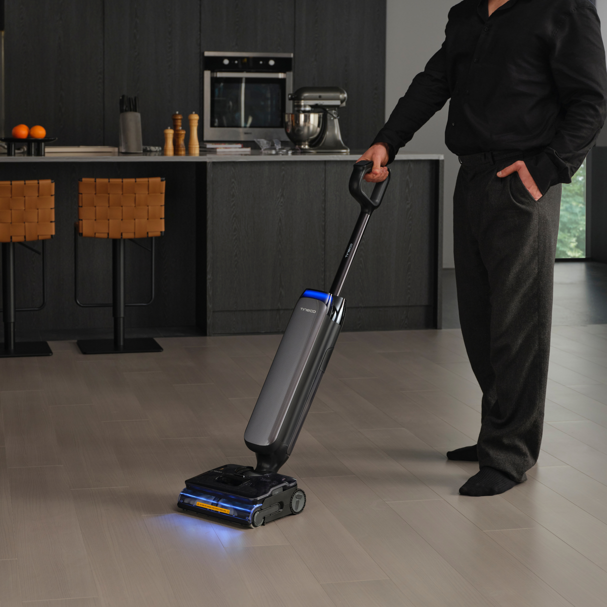FLOOR ONE S9 Artist Steam - 75min, Smart 180° Lay Flat Wet Dry Cordless Vacuum Floor Washer & Mop Stick