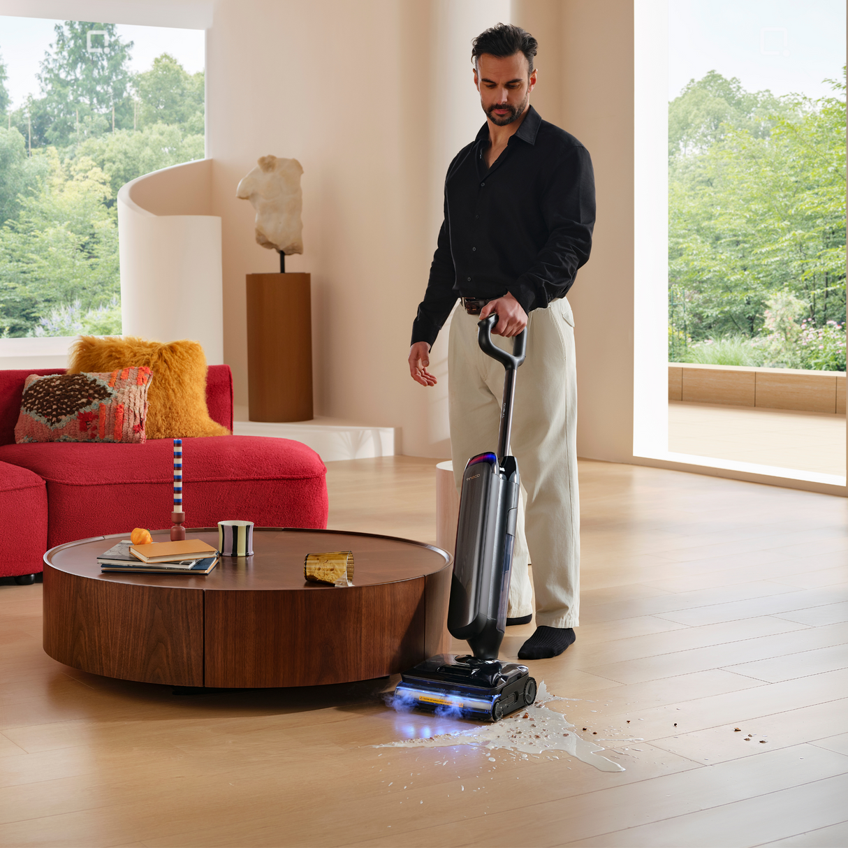 FLOOR ONE S9 Artist Steam - 75min, Smart 180° Lay Flat Wet Dry Cordless Vacuum Floor Washer & Mop Stick