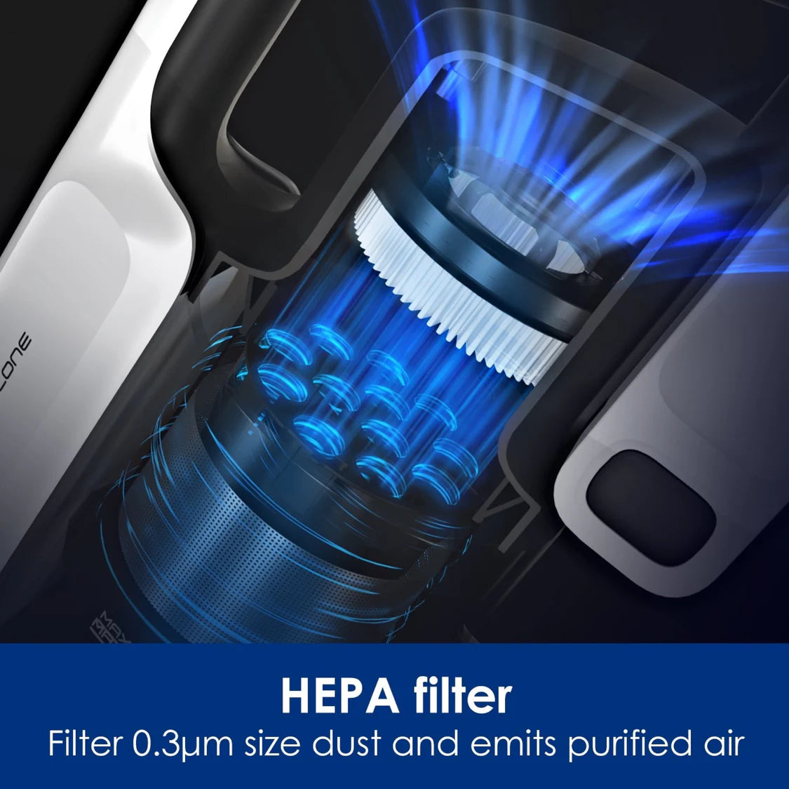 PURE ONE S50 Pro Replacement HEPA Filter Original Washable High-Efficiency Filter