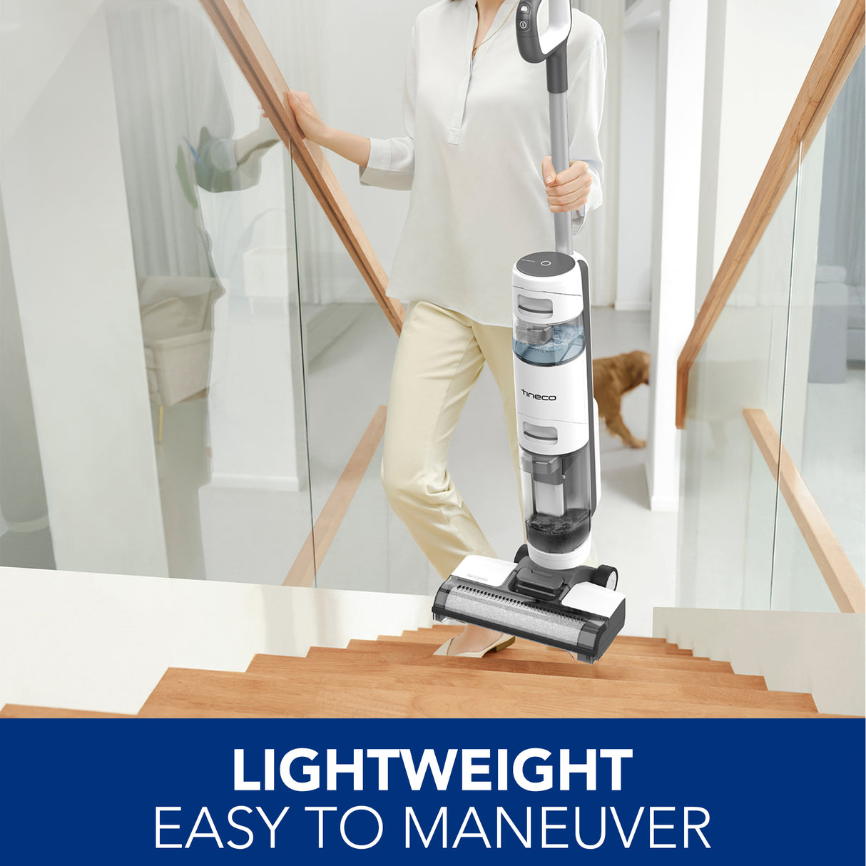 iFLOOR Breeze – 20min, Wet Dry Cordless Vacuum Floor Washer & Mop Stick