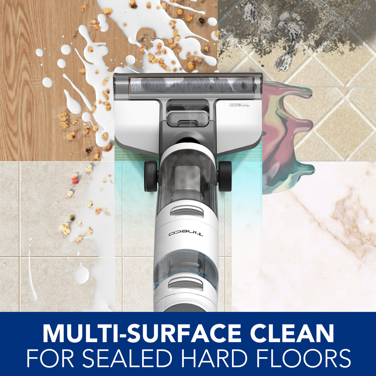 iFLOOR Breeze – 20min, Wet Dry Cordless Vacuum Floor Washer & Mop Stick