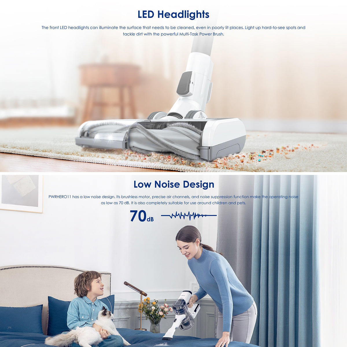 Tineco PWRHERO 11 Snap - Cordless Vacuum & Handvac Stick, 40 Min, 120W - UNBOXED DEAL