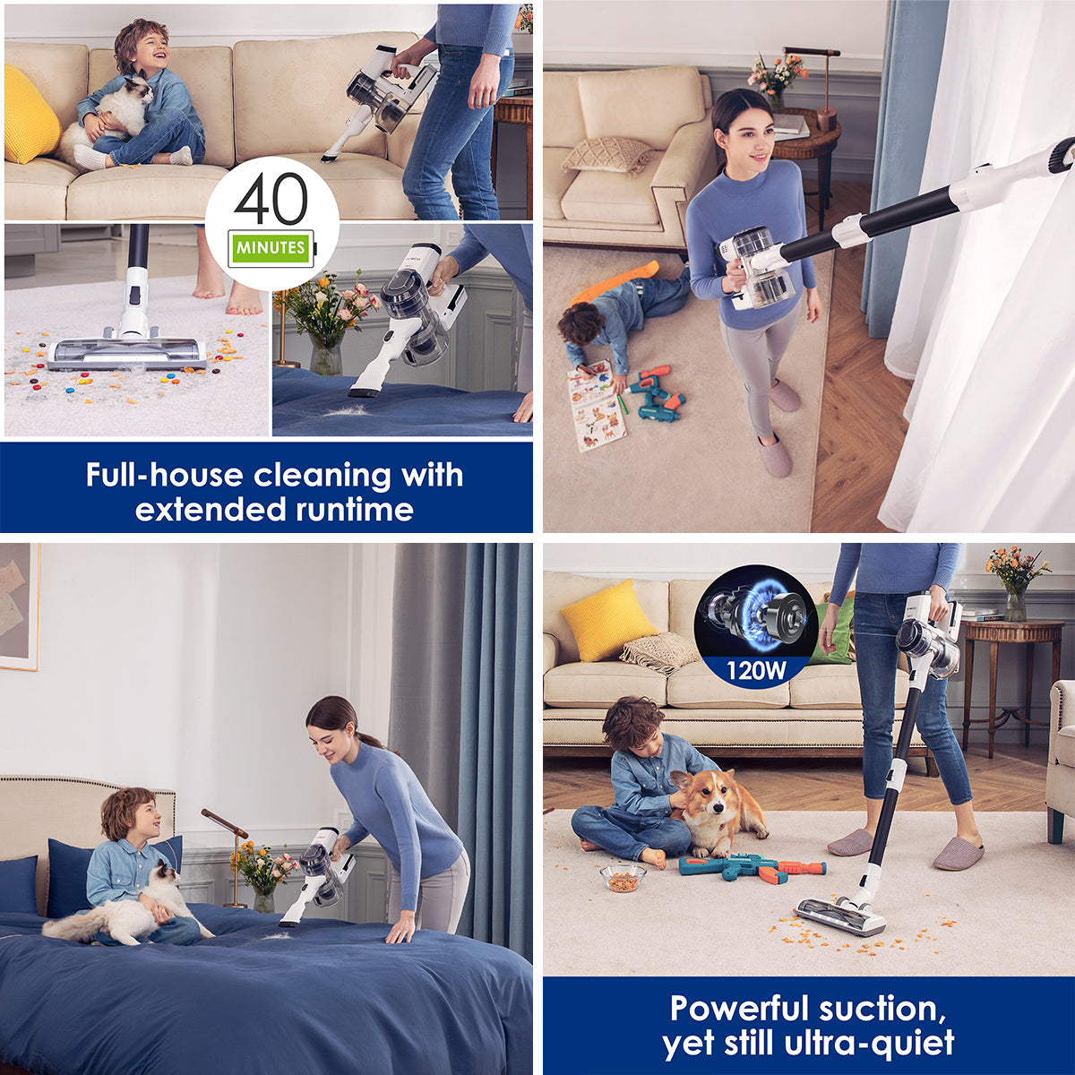 Tineco PWRHERO 11 Snap - Cordless Vacuum & Handvac Stick, 40 Min, 120W - UNBOXED DEAL
