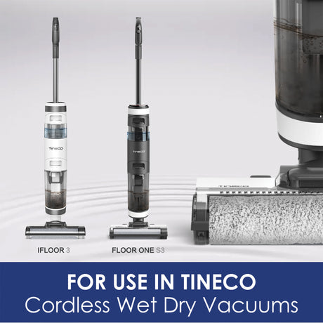 Tineco iFLOOR 3/iFLOOR Breeze/FLOOR ONE S3 Breeze Replacement 2xHEPA Filter Assembly, 2xBrush Roller