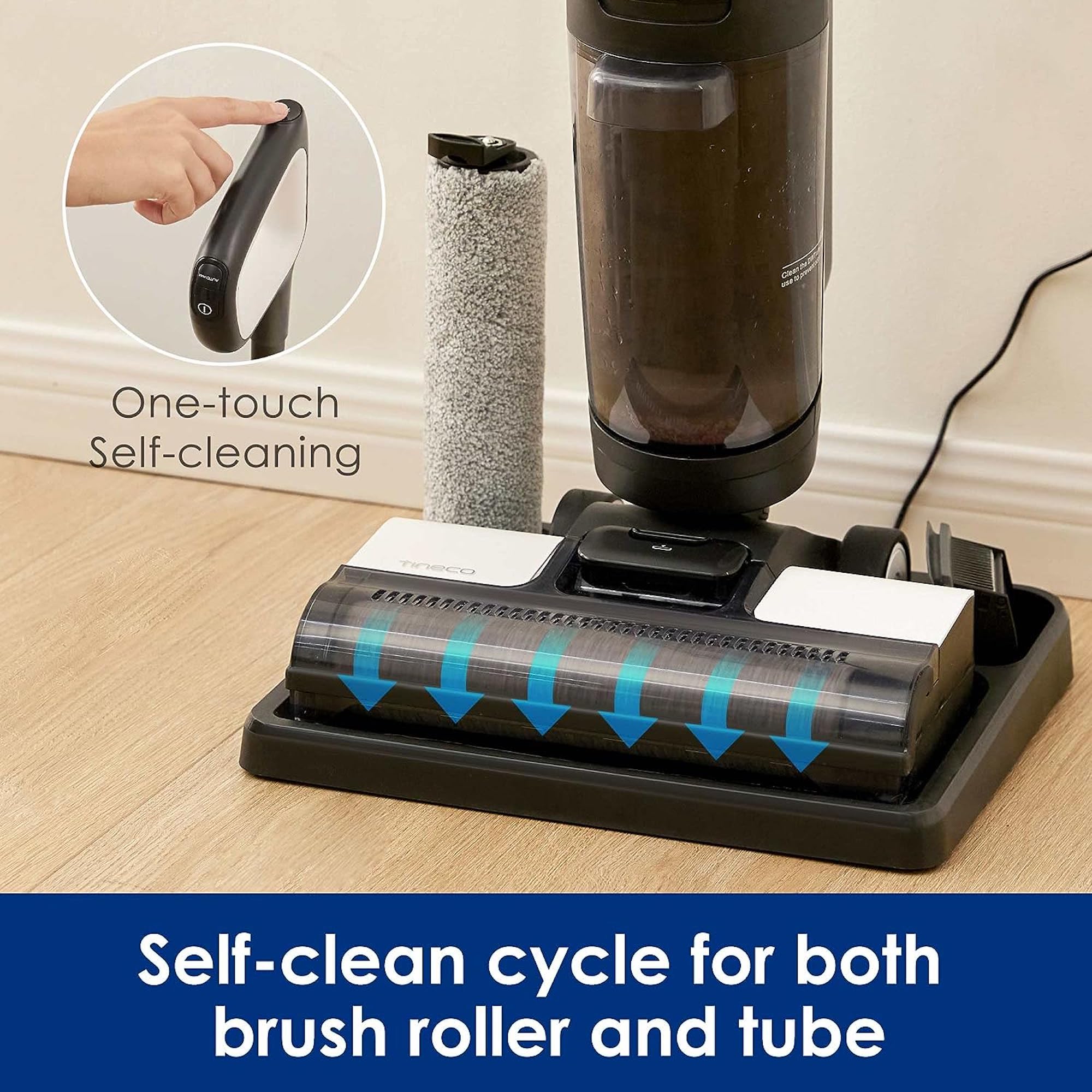 Tineco FLOOR ONE S3 Breeze - Smart Wet Dry Cordless Vacuum