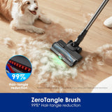 PURE ONE S50 Pro Cordless Smart Vacuum - 200 AW suction, up to 95 min runtime, ZeroTangle brush, smart dirt sensing, and LED display