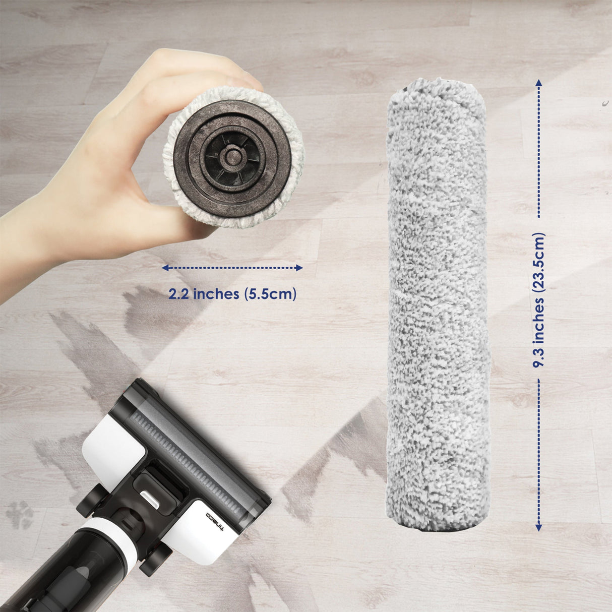 Tineco iFLOOR 3/Breeze Replacement 2xHEPA Filter Assembly, 2xBrush Roller - UNBOXED DEAL