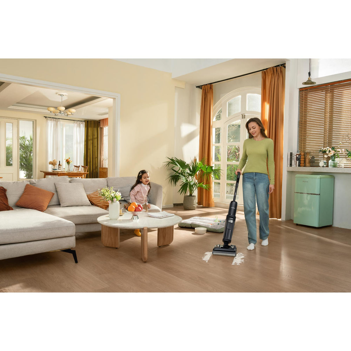 [Pre-Order] Floor One S7 Stretch - 50min, Smart 180° Lay Flat Wet Dry Cordless Vacuum Floor Washer & Mop Stick