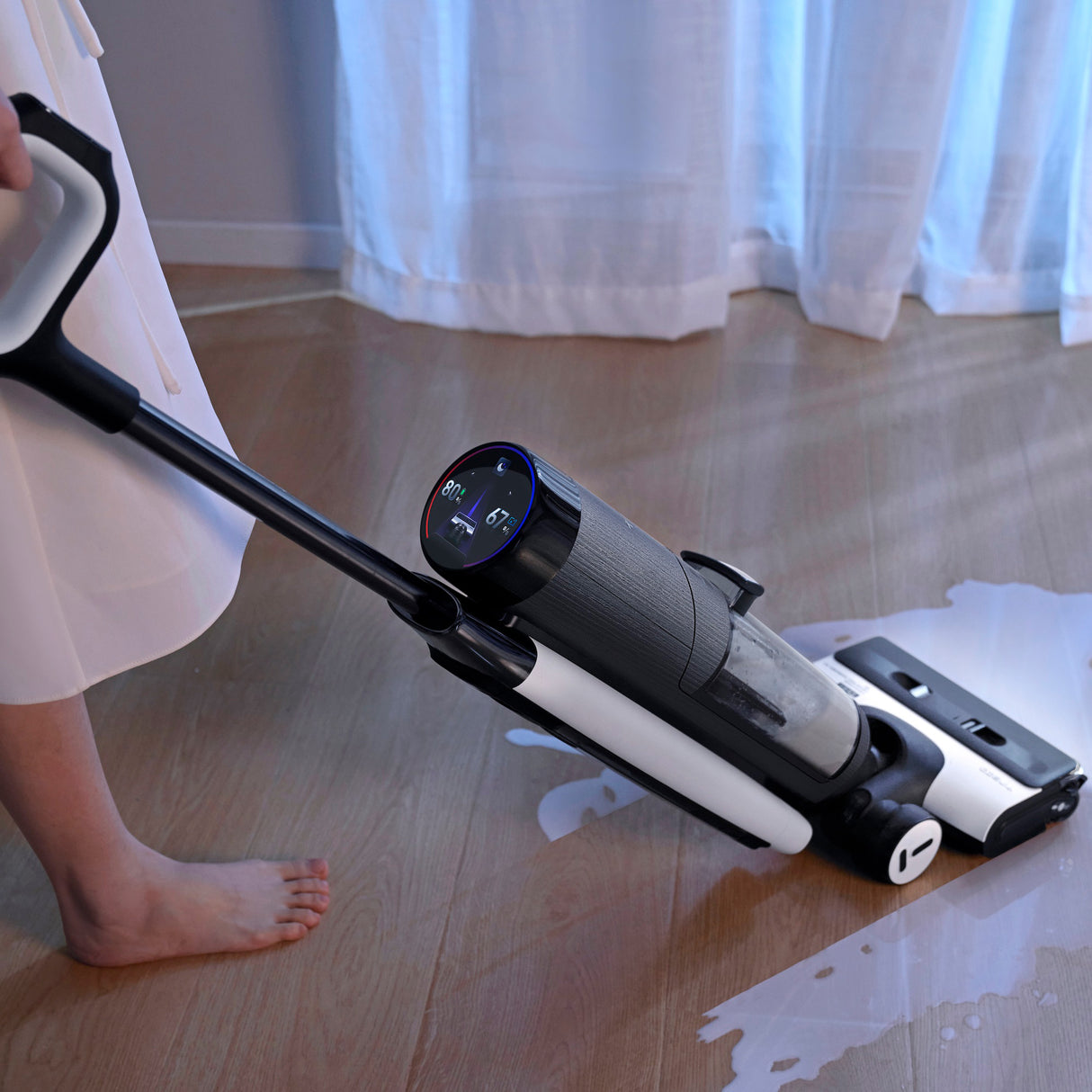 Tineco FLOOR ONE S7 PRO - 40min, Smart Wet Dry Cordless Vacuum Floor Washer & Mop Stick