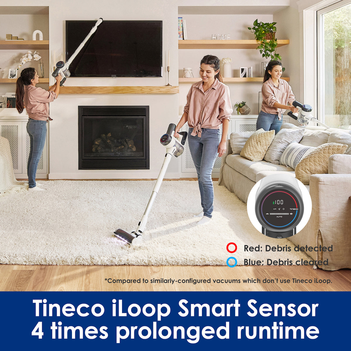 Tineco PURE ONE S15 ESSENTIALS - Smart Sensor Cordless Vacuum HandVac Stick