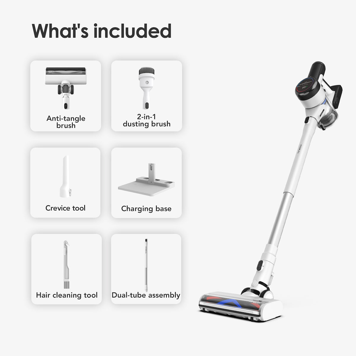 Tineco PURE ONE S15 ESSENTIALS - Smart Sensor Cordless Vacuum HandVac Stick