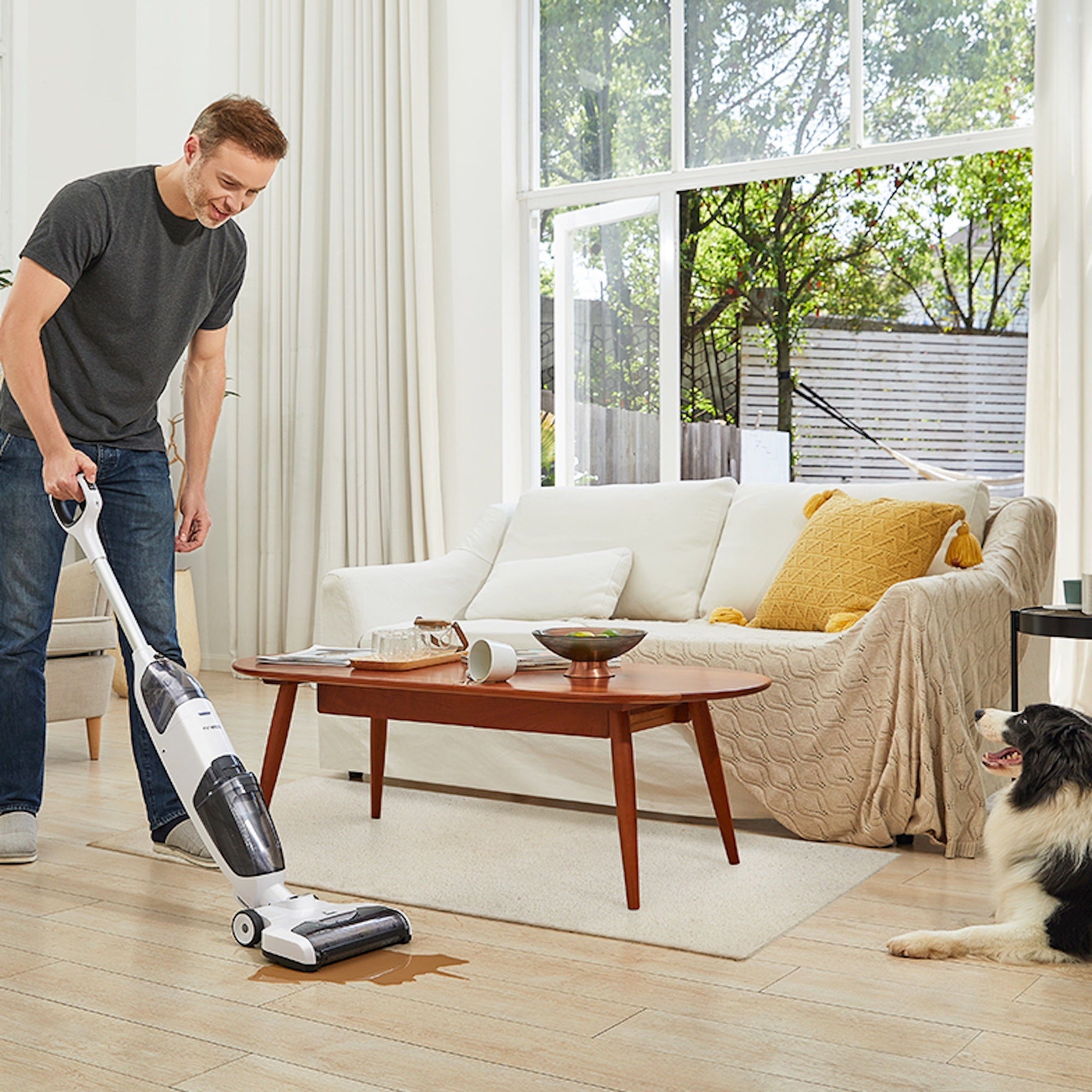 Tineco iFLOOR 2 - Wet Dry Cordless Vacuum Floor Washer & Mop Stick