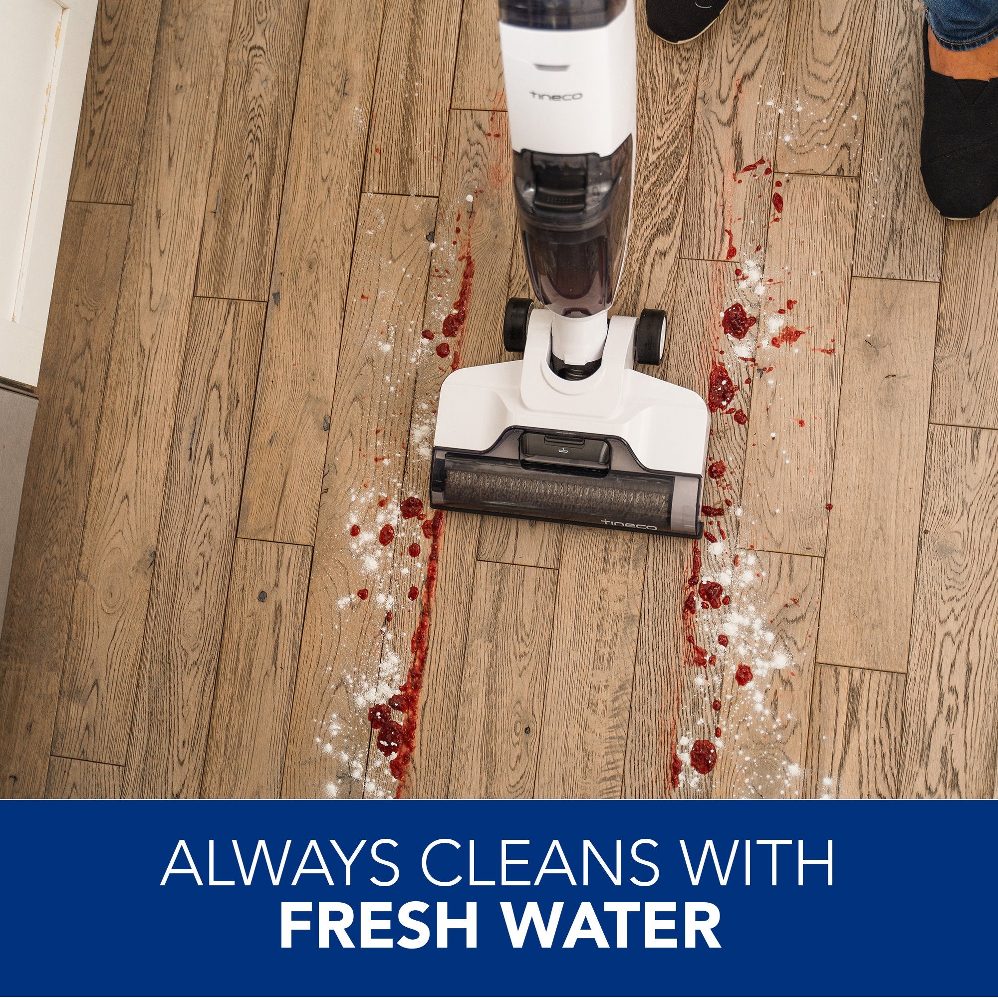 Tineco iFLOOR 2 - Wet Dry Cordless Vacuum Floor Washer & Mop Stick