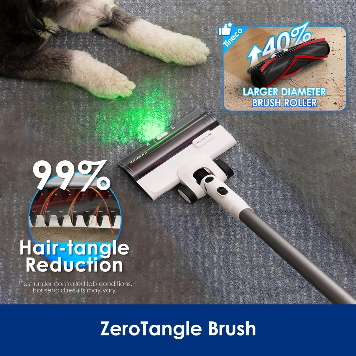 Tineco PURE ONE STATION 5 - Cordless Vacuum & Handvac Stick, 75 Min, 175W